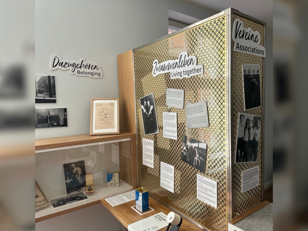 Ausstellungsbau für Dauerausstellung: Regalsystem