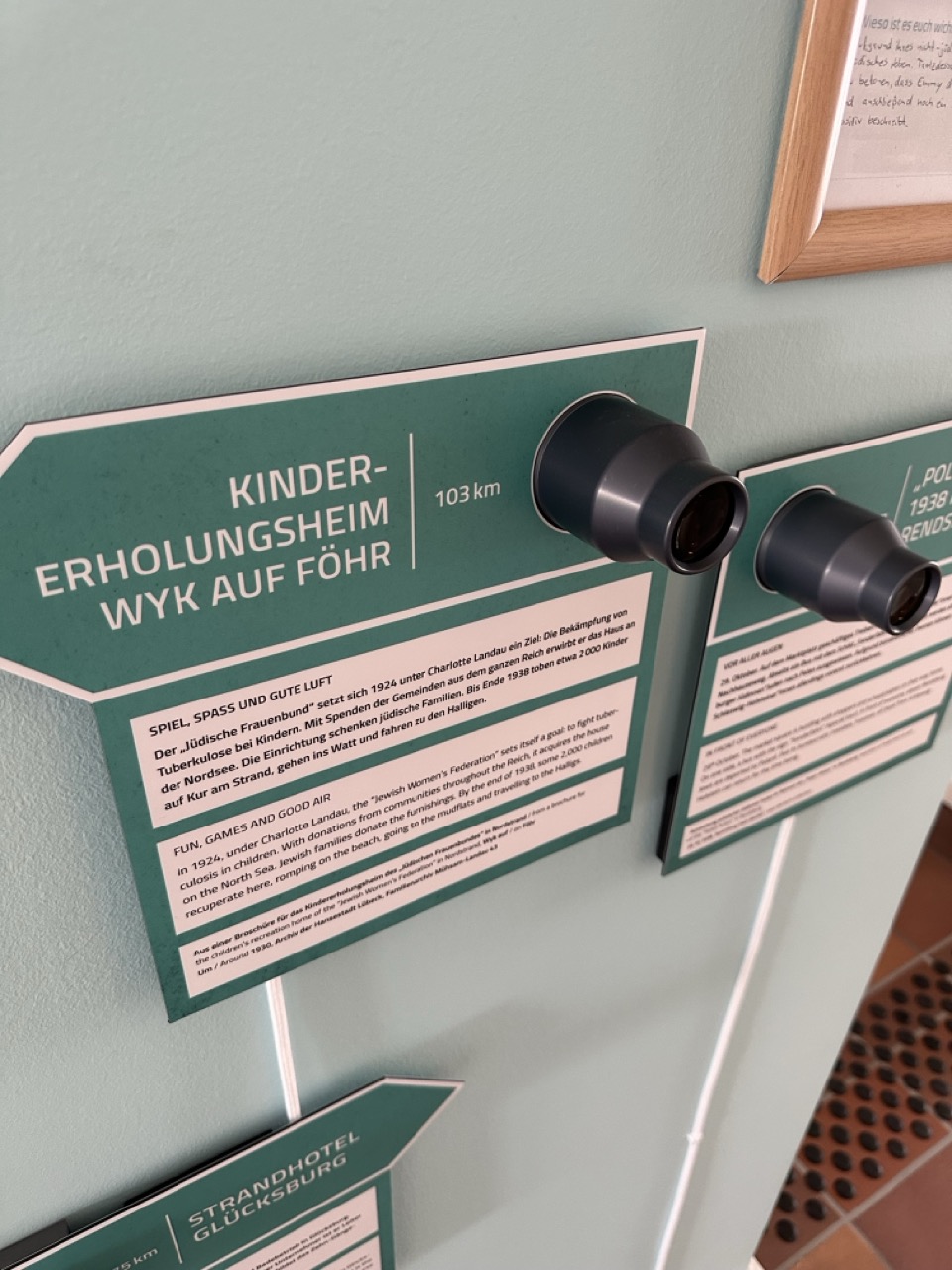 Ausstellungsbau für Dauerausstellung: visuelle Elemente