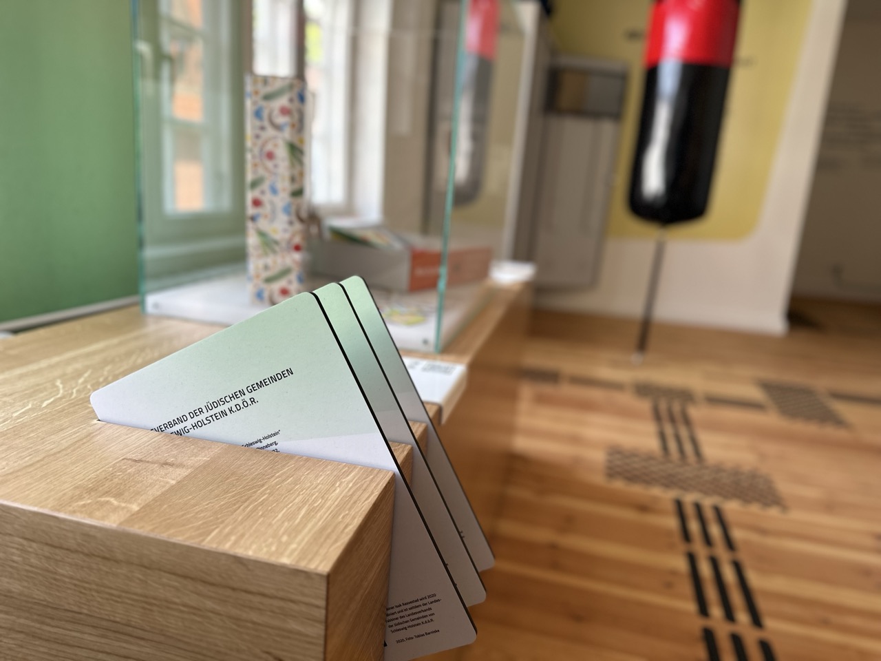 Ausstellungsbau für Dauerausstellung: haptische Elemente