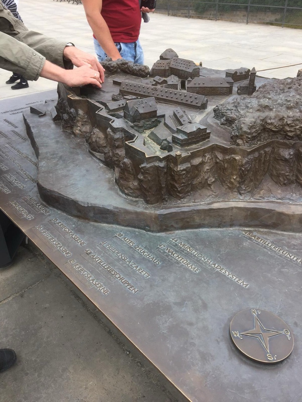 Bronzemodell (Detailansicht)